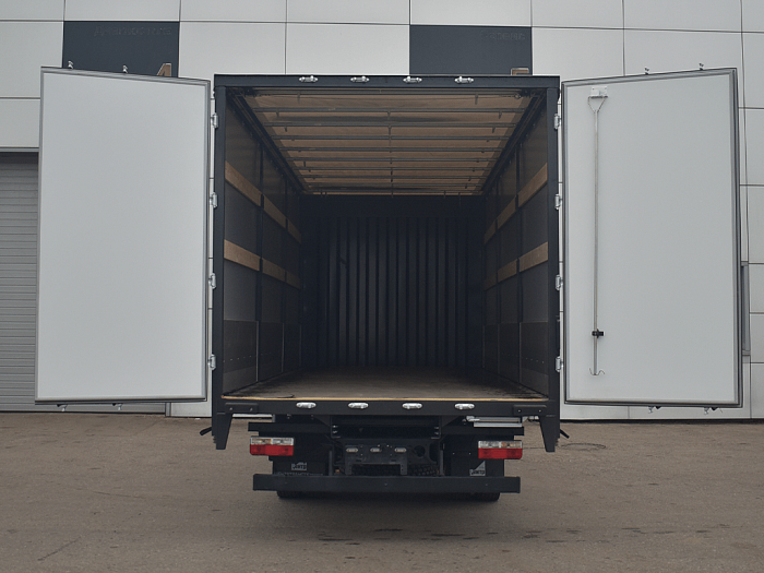 Бортовой тентованный фургон с шторой DongFeng C120L